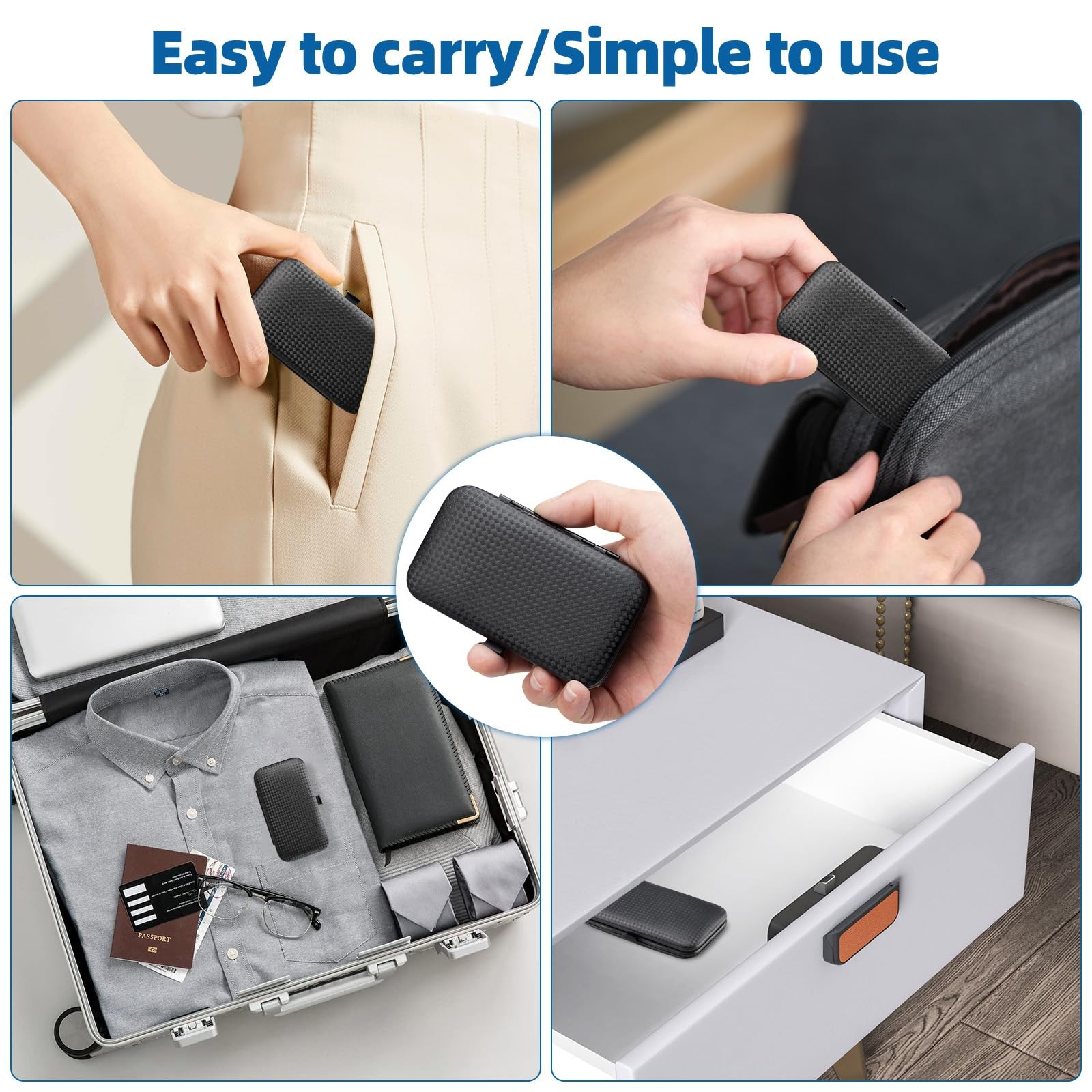 Premium Manicure Set, 7 in 1 Nail Clipper Finger & Toe Black and white