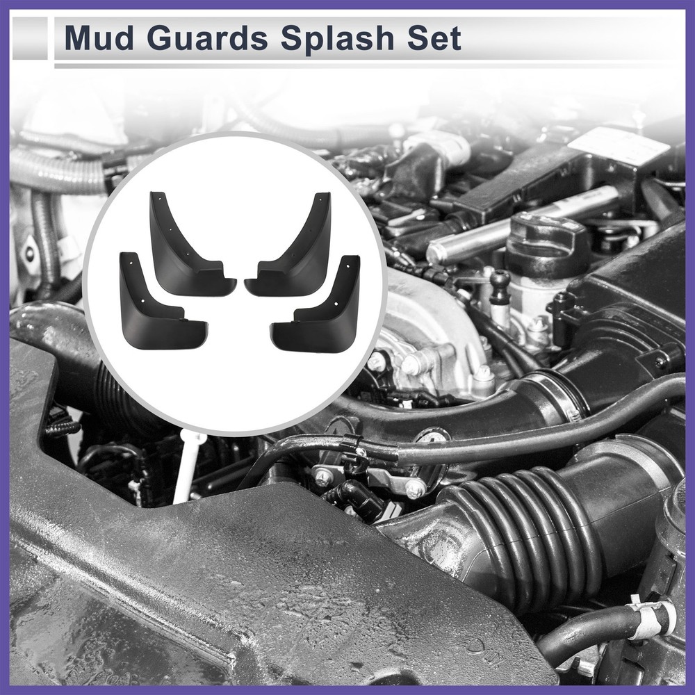 Mud Flaps Splash Guards 1set Mud Guards for Mazda 3(1.6) 11-13