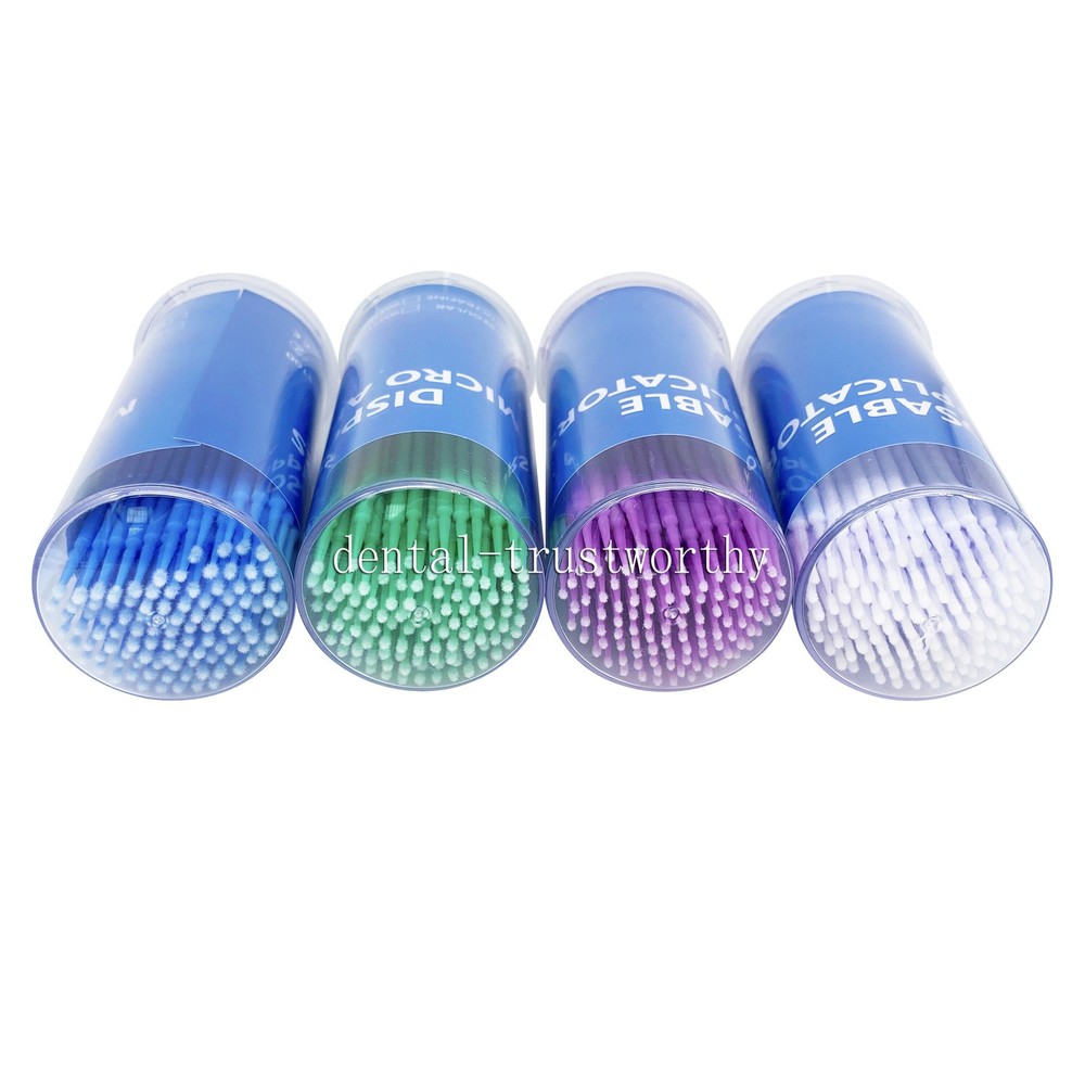 400 Microbrush Micro Brush Applicator Tips Regular, Fine, Super Fine Dental