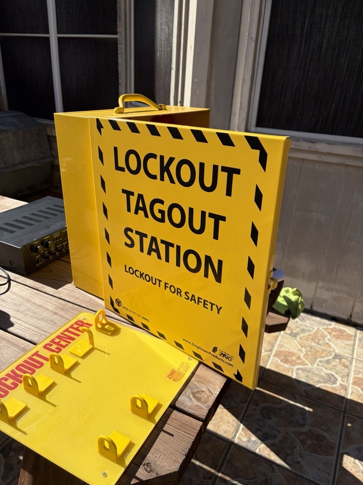 ZING Lockout Tagout Station Kit 6062 with 37 Components
