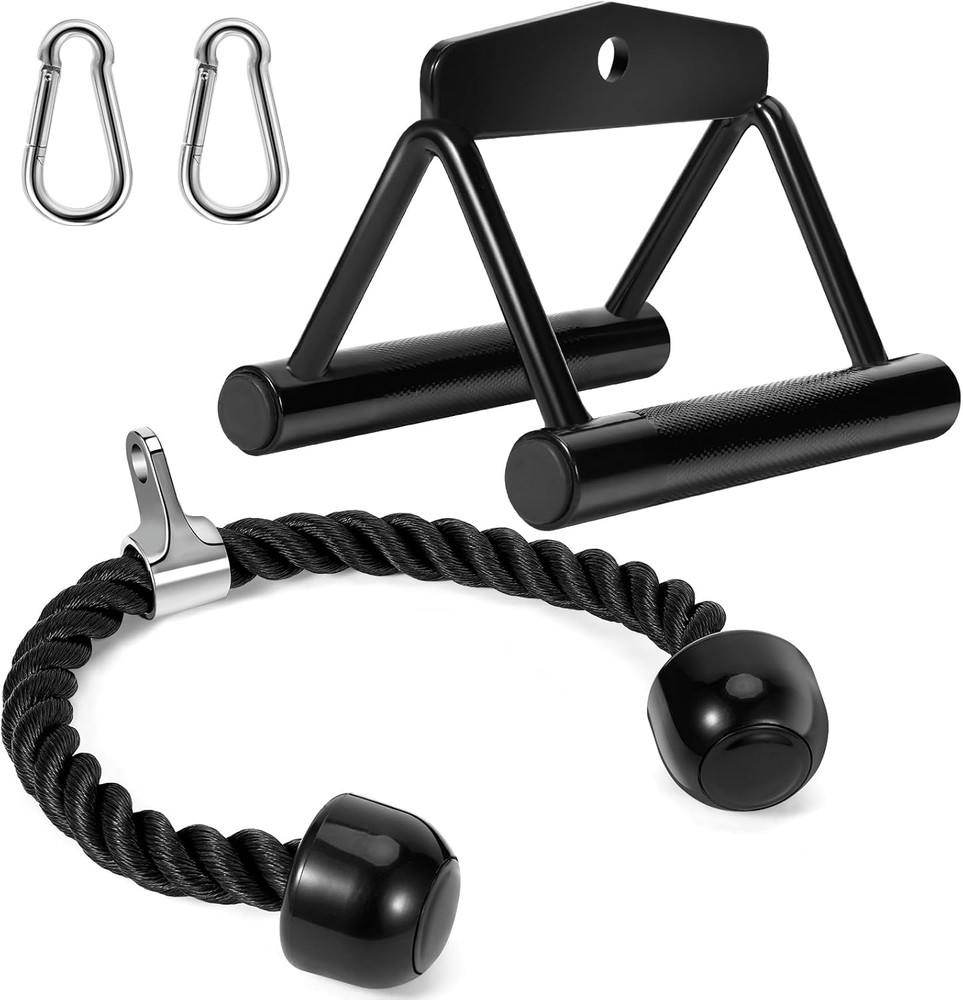Cable Machine Attachments Set: LAT Pulldown Attachments Bar for Home Gym Accesso