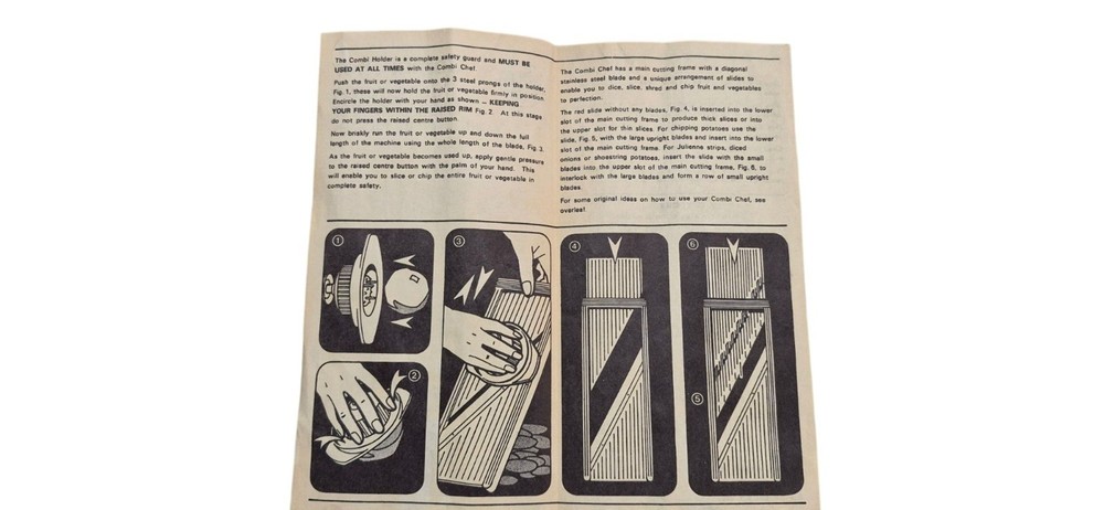 Combi Chef Combination Slicer-Chipper With Combi Holder