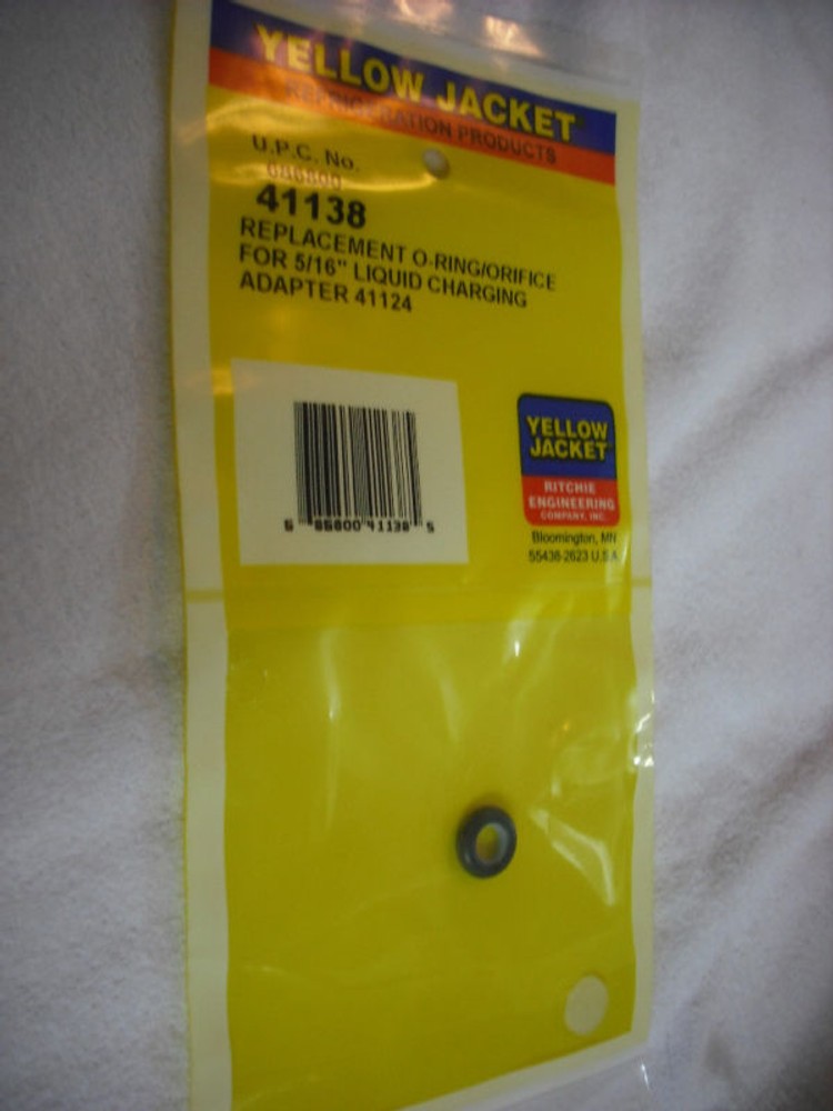 Yellow Jacket Replacement O-Ring & Orifice for 41124