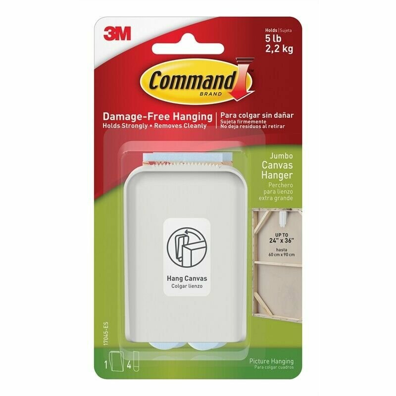 Command Jumbo Canvas Hanger