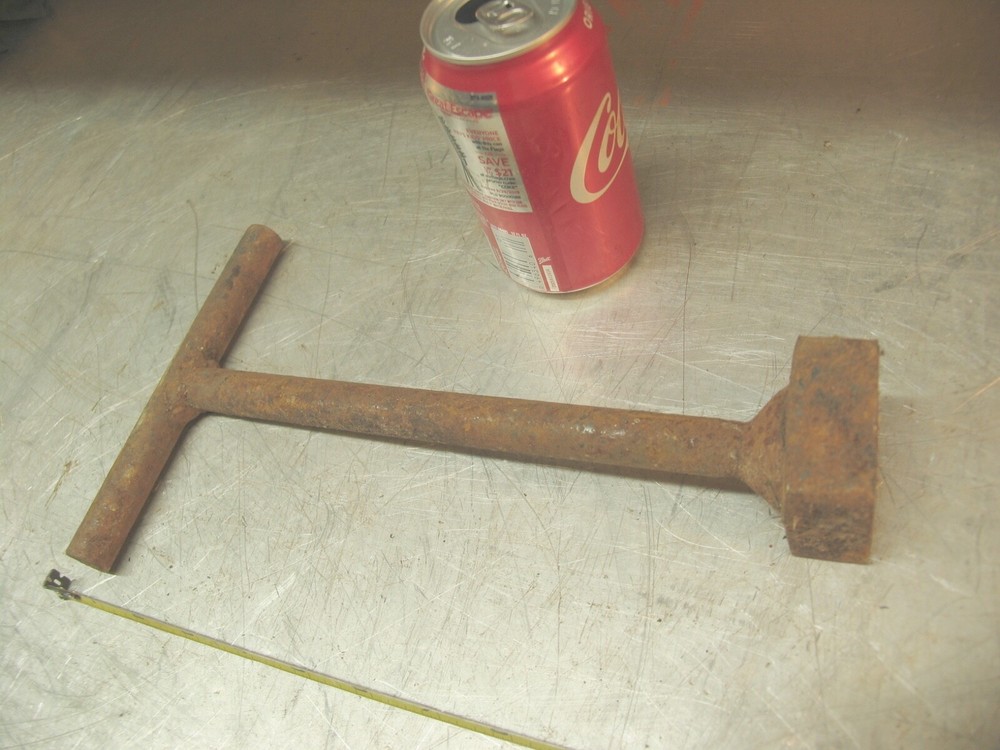 Large T-Wrench for 1" square Nuts/Valves