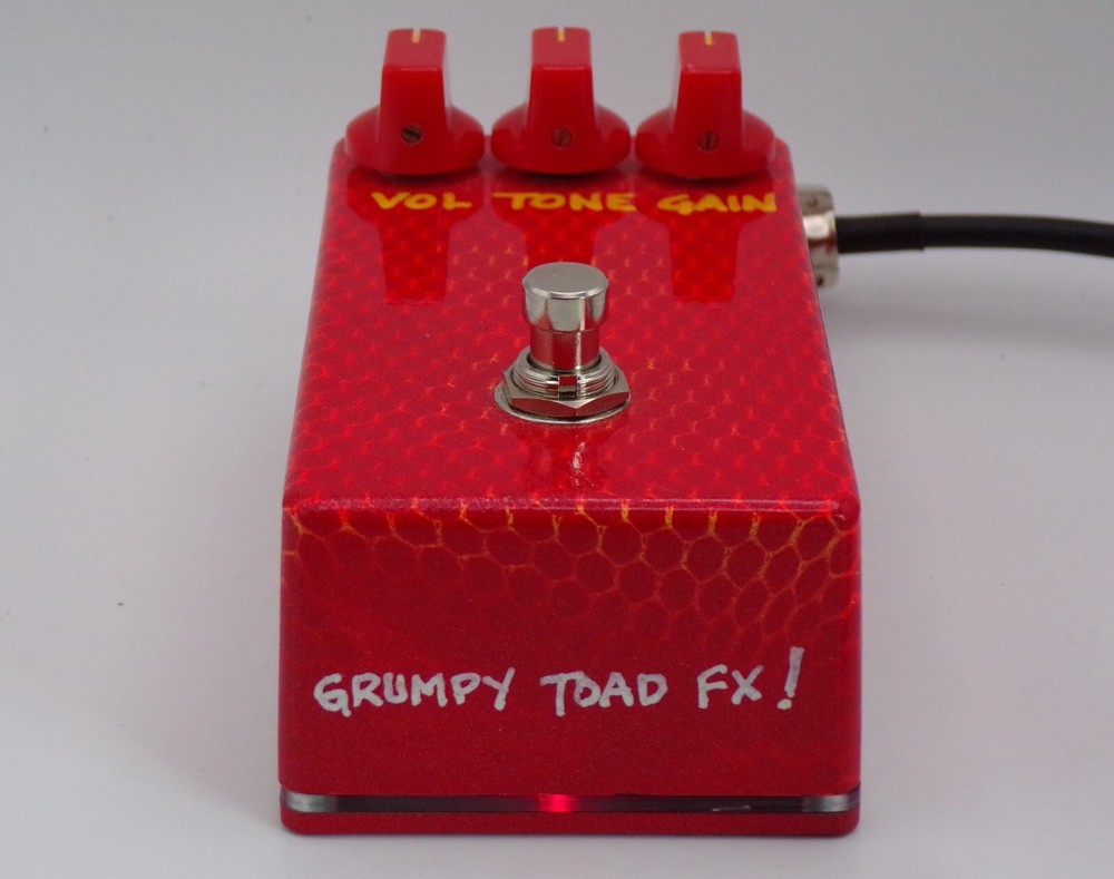 Grumpy Toad FX Custom Distortion - Hand Painted Finish - LM833N Op-Amp