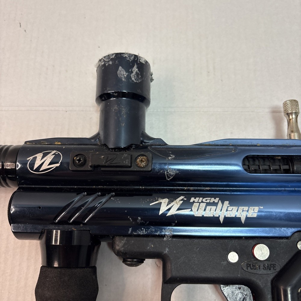Viewloader Blue High Voltage Paintball Marker 9” Barrel