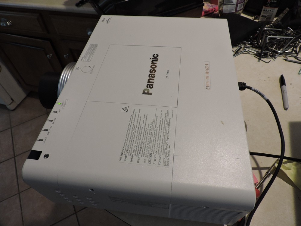 Panasonic PT-EW630U projector 5500 Lumen projector with remote & ceiling mount