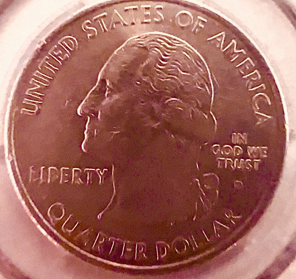 2004 1848Wiscinsin Washington Qtr. Extra Leaf Buc.Uncirculated.Error,. “DD