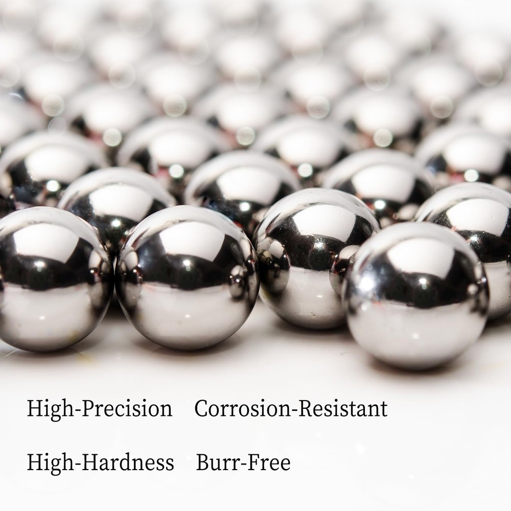 One Large 3" Inch Diameter Hardened Chrome Solid Steel Diameter: 3