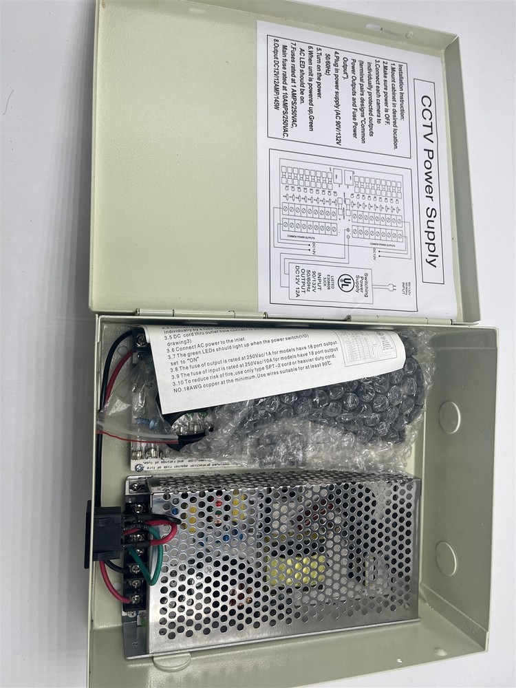 18Ch 12V Power Supply PB18DC120, PB12A18D3