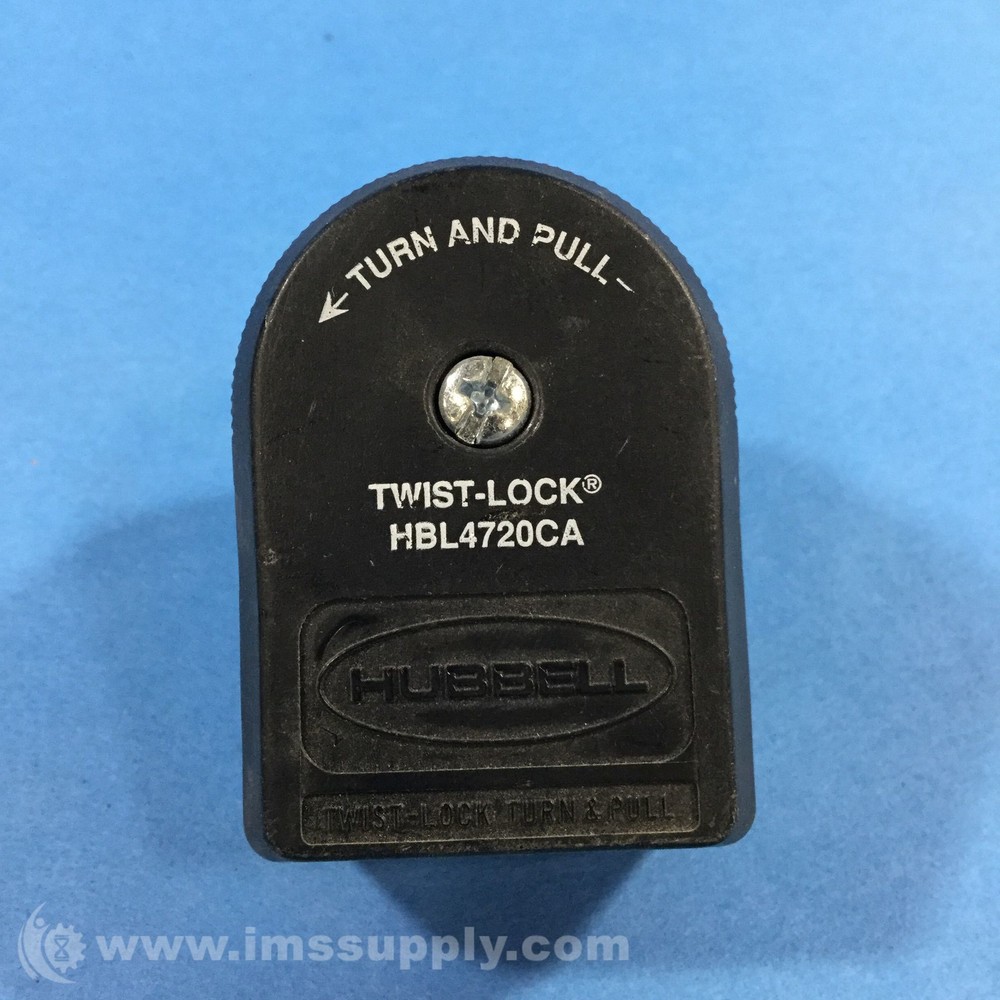 Hubbell HBL4720CA Twist-Lock Plug USIP