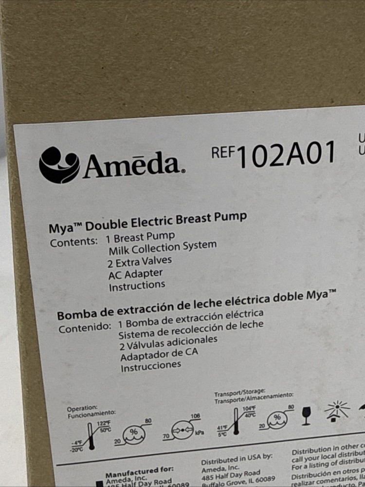 Ameda 102A01 Mya Double Electric Breast Pump