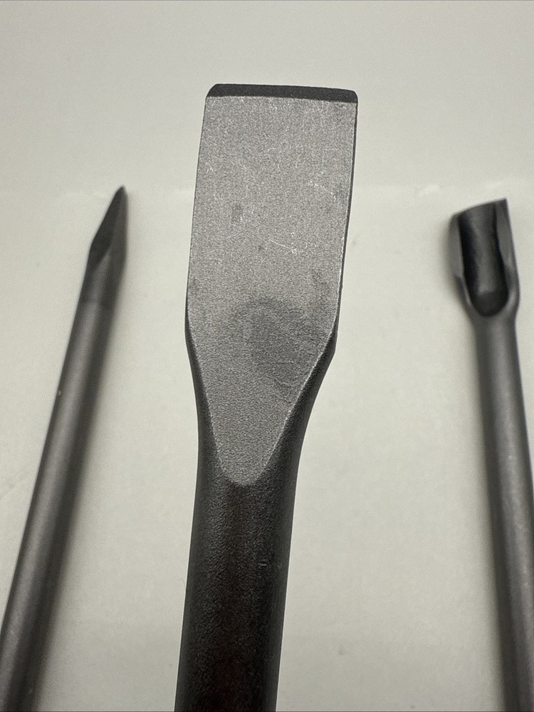 3 Pack Chisel For Rotary Hammer Drill Chisel Bits Set For Drilling *READ