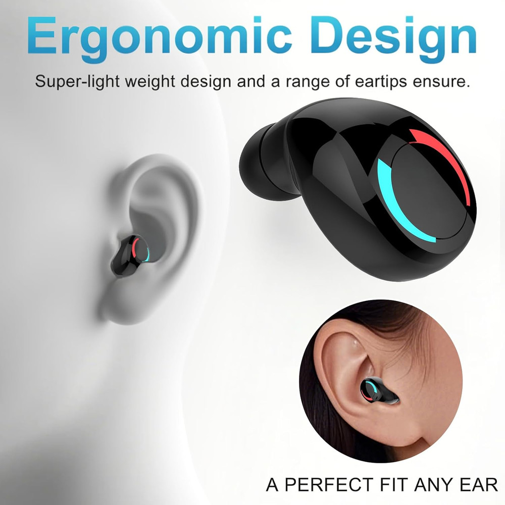 Mini Bluetooth Single Earbud Small Wireless Invisible Headphones，Single Earpho