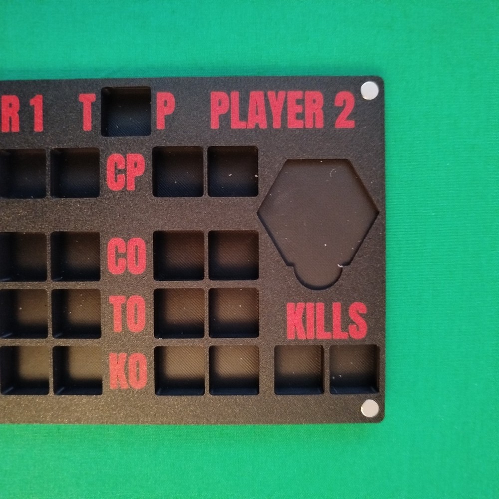 3D Printed - Kill Team 2024 - Score Tracker - With Magnets