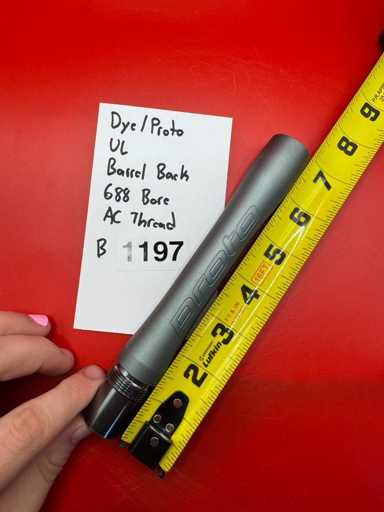 Dye/Proto UL Barrel Back 688 Bore AC Thread