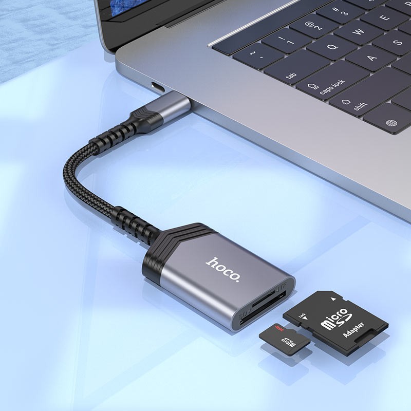 Type-C or Lightning Memory Card Reader (SD & MicroSD Card) - NEW