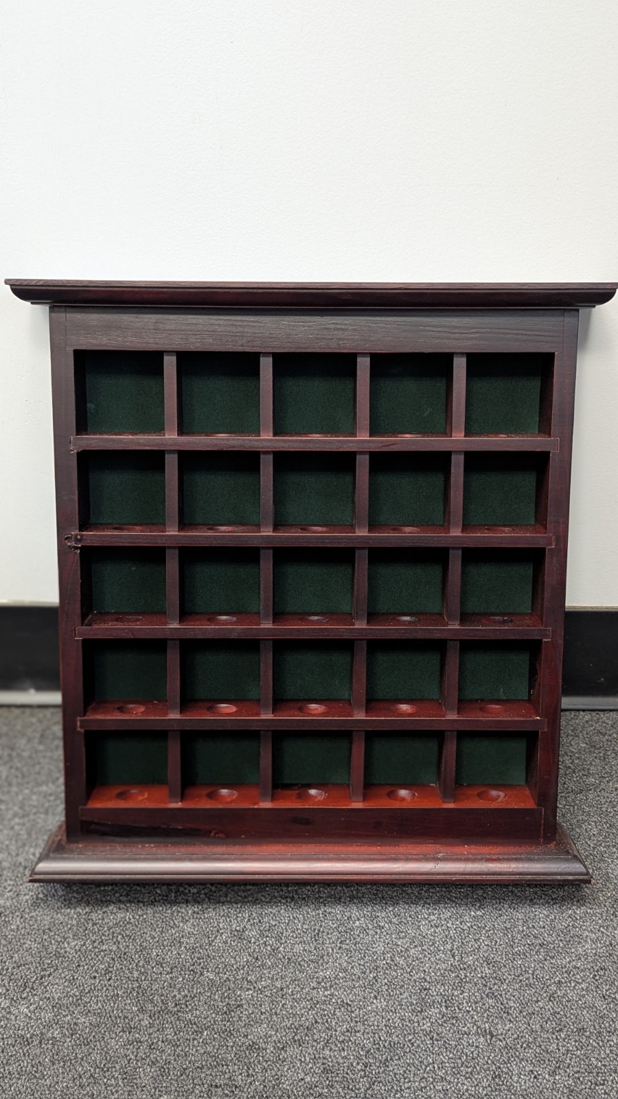 Dark Cherry Golf Ball Display Rack