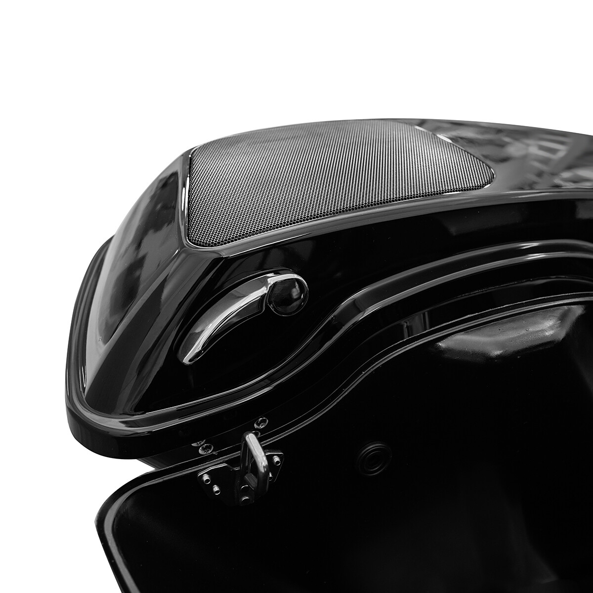 5" Stretched Extended Hard Saddlebags w/ 6x9" Speaker Lid For Harley Touring 14+