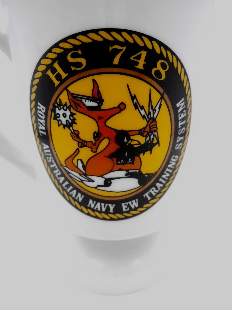 Australian Navy Training System Coffee Cup Mug HS 748