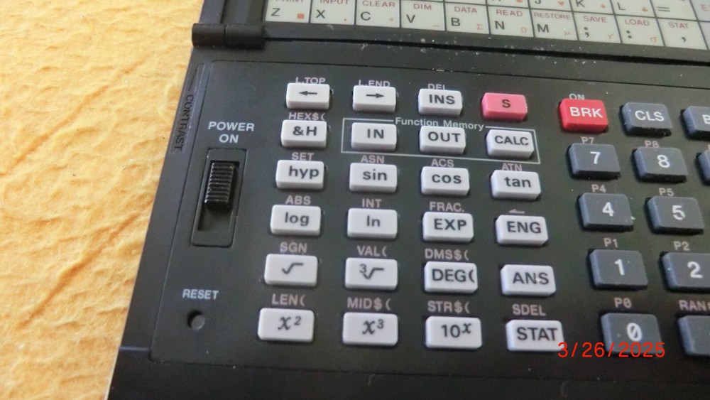 VINTAGE TANDY PC-6 BASIC Pocket Computer