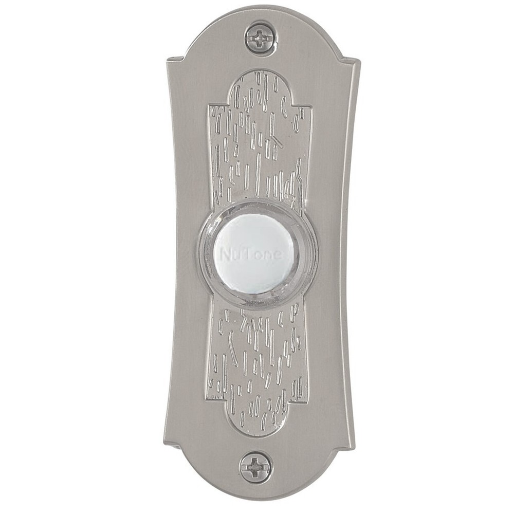 NUTONE PB27LSN LIGHTED PUSHBUTTON - SATIN NICKEL