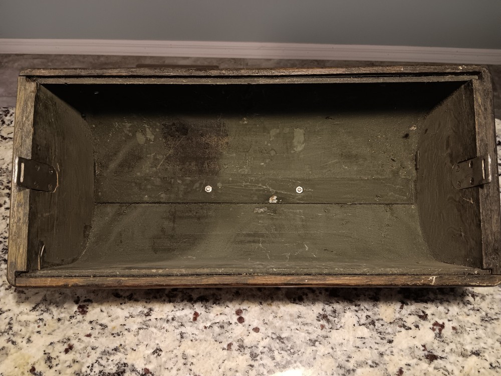Edison Home Phonograph Longbox Lid Original Part + Hardware, Excellent Condition