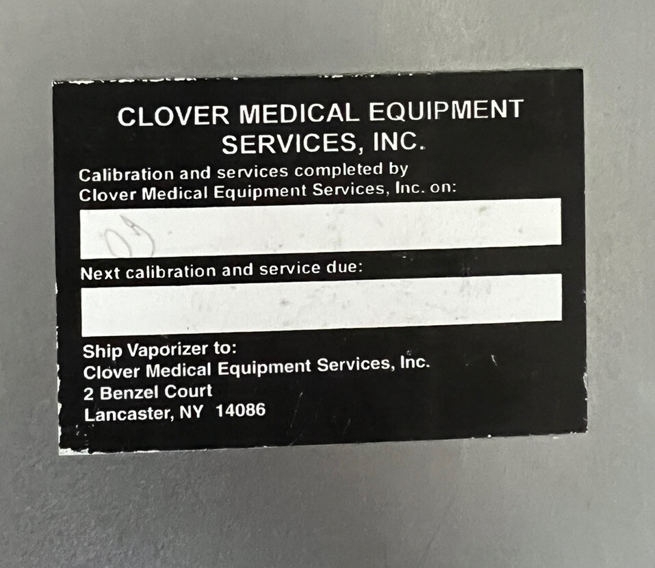 Isoflurane Vaporizer