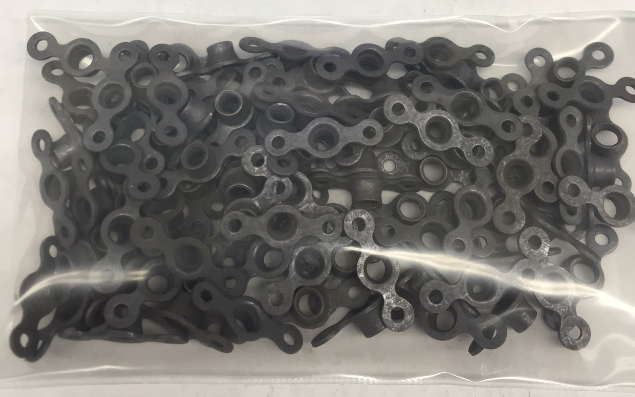 MS21047L08 NAS680A08 NUT 2 LUG STEEL DRY FILM SIZE 8-32 100/EA PACKAGE