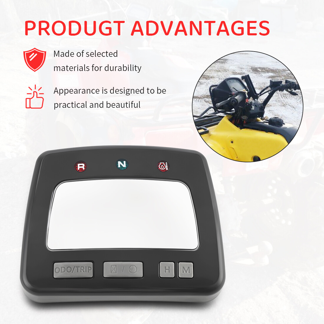 Fit For 1998-2001 Honda Foreman 450 TRX450S 4x4 S Speedometer Dash Upper Cover