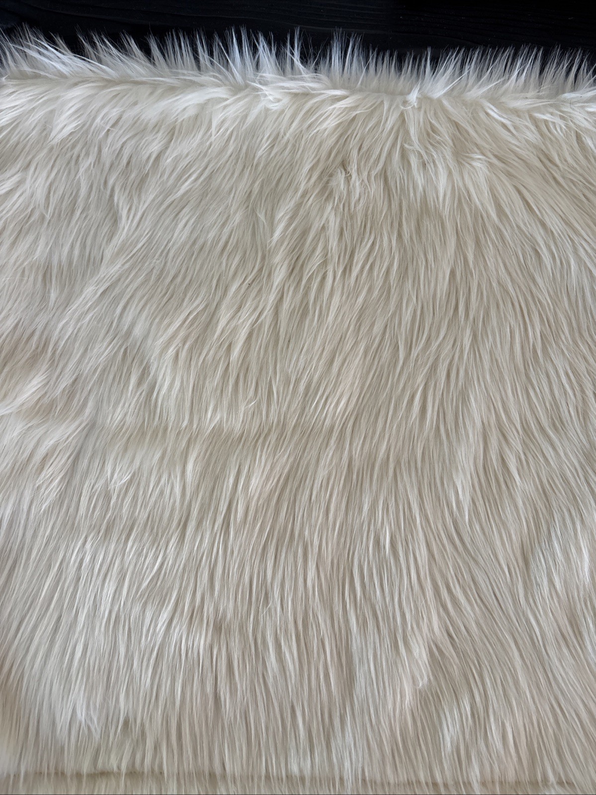 NEW Pottery Barn Emerson Plaid Faux Fur Back pillow Cover 22" sq Sample * Read