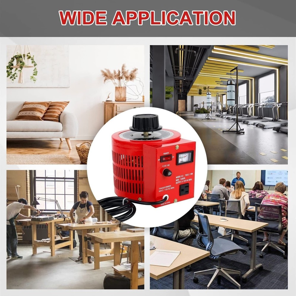 YaeCCC 20Amp Variac Variable Transformer AC Voltage Regulator 2000VA 0-130V