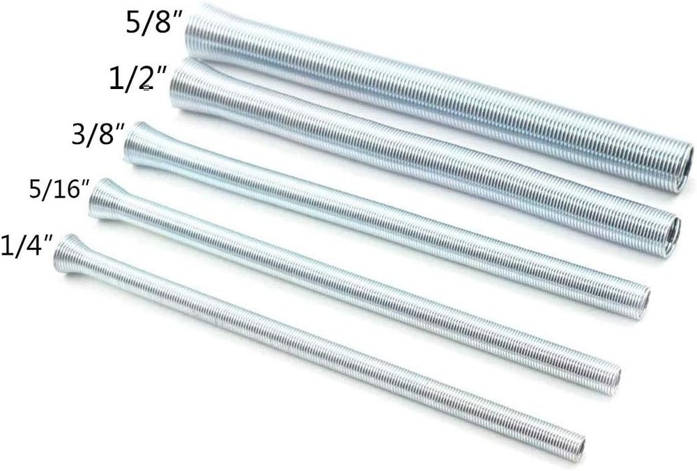 Durably Designed Spring Tube Bender Set for Efficient Bending of Thin-Wall Pipe