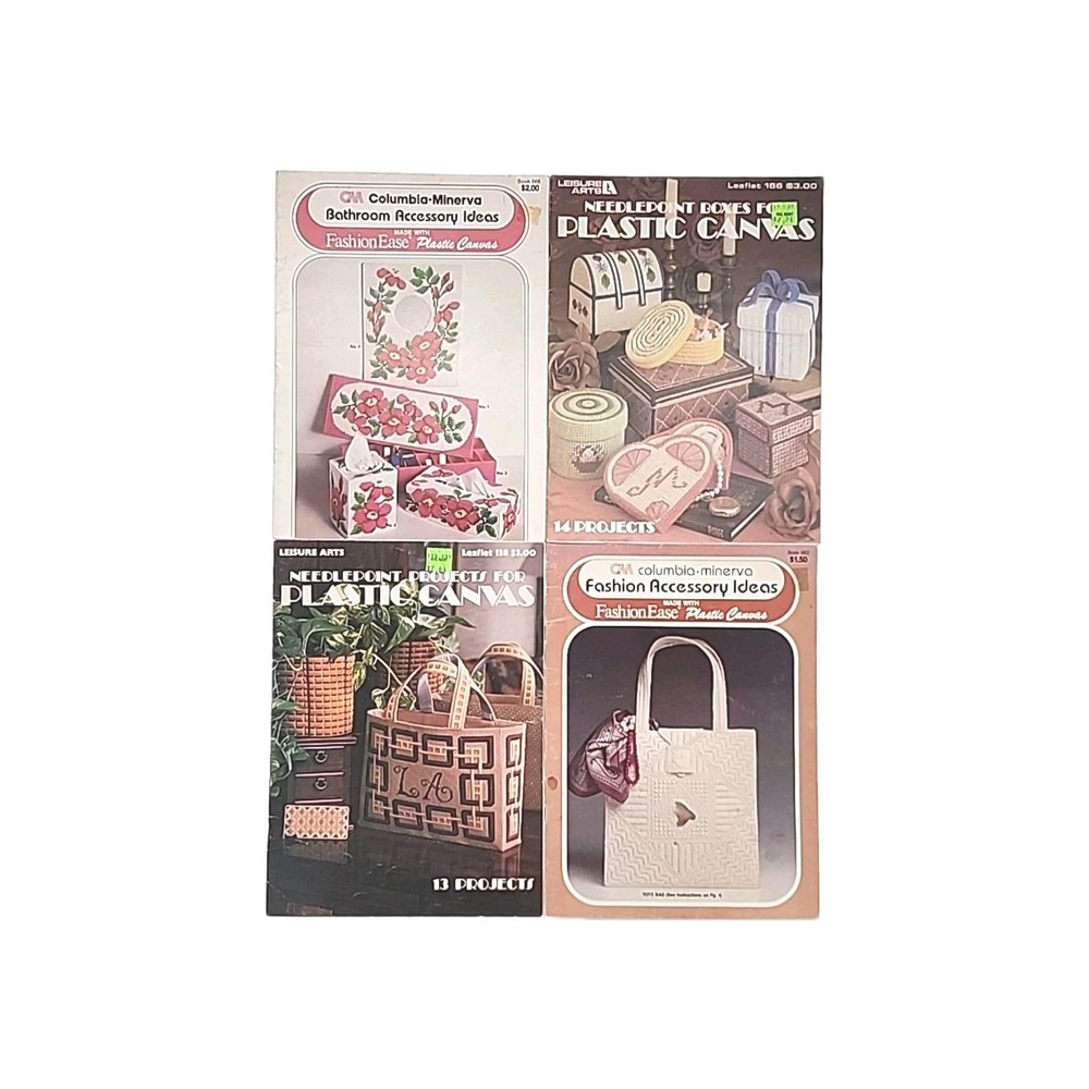 Plastic Canvas Pattern Leaflets Leisure Arts / Columbia - Minerva