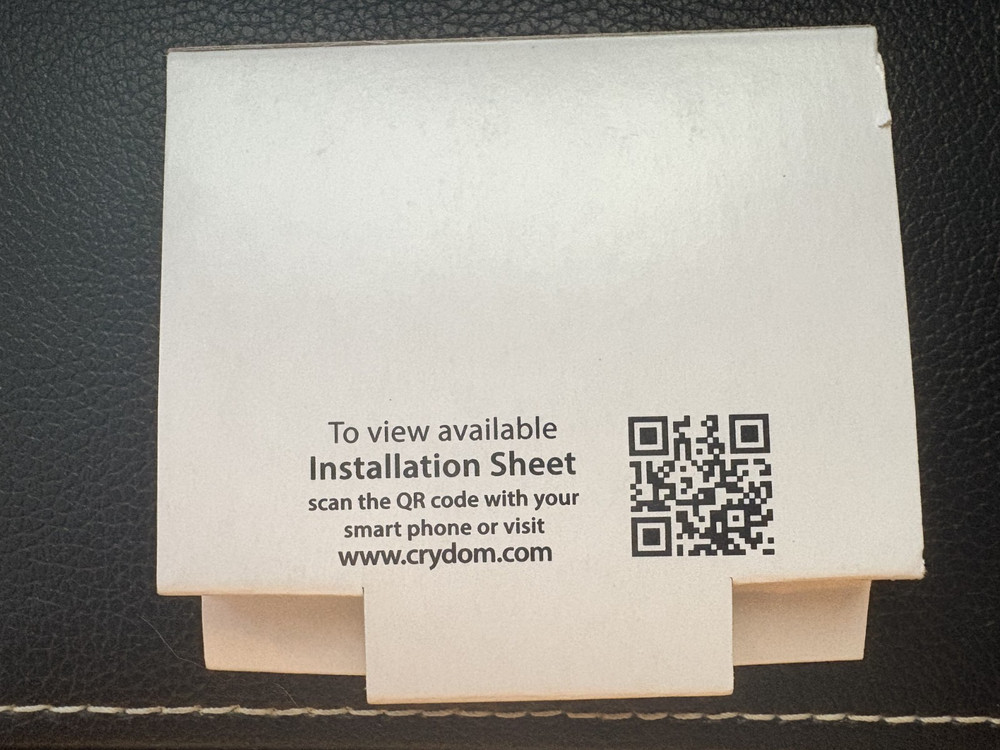 Crydom DR06D03 Solid State Relay, SPST-NO, 1-60V DC 3A Load, 4-32VDC Coil