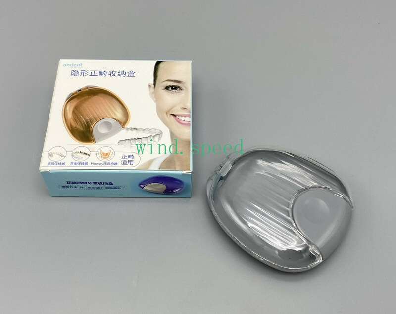 False Teeth Orthodontic Retainer Case Waterproof Container Dentures Dental Tools