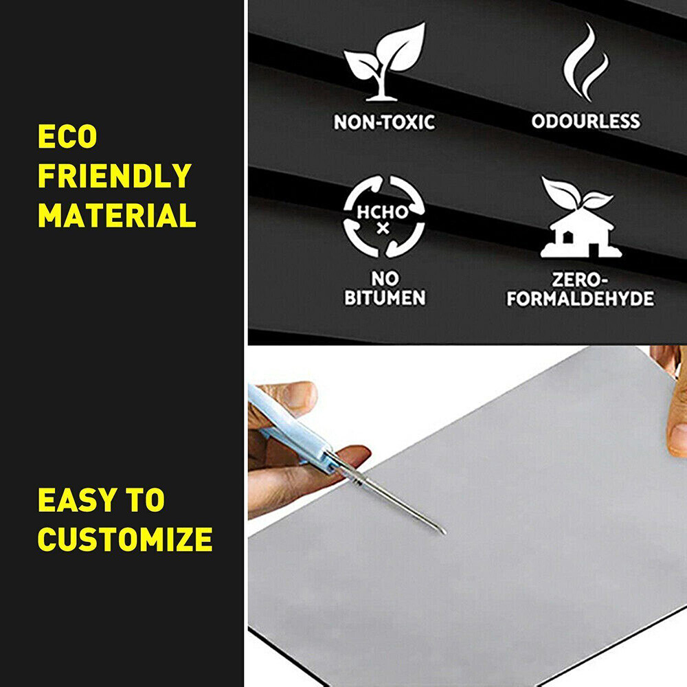 Self-adhesive Fireproof Sound Deadener Heat Insulation Mat For Car Hood Engine