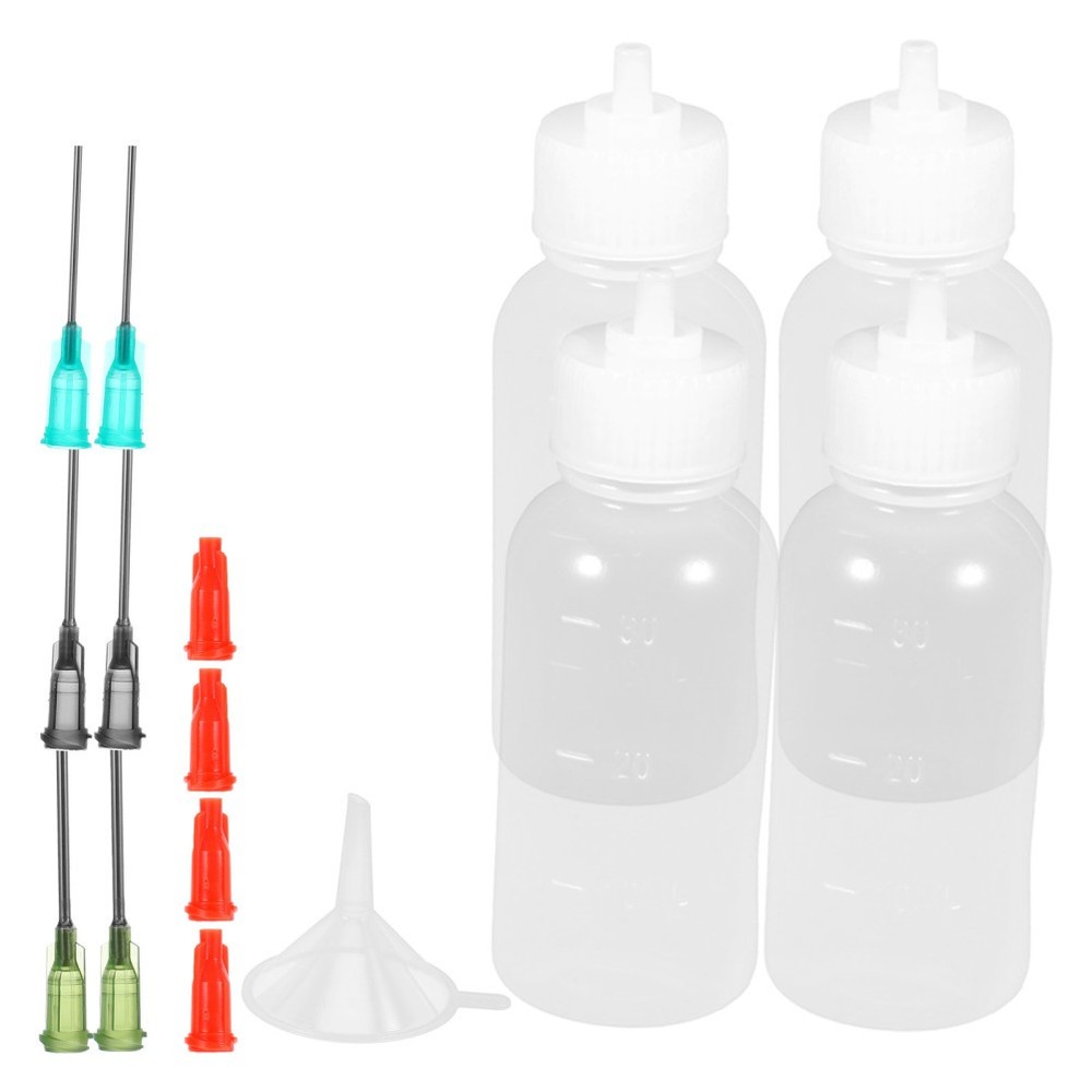Needle Bottle Applicator Convenient Tip Empty Glue Bottles with Tips
