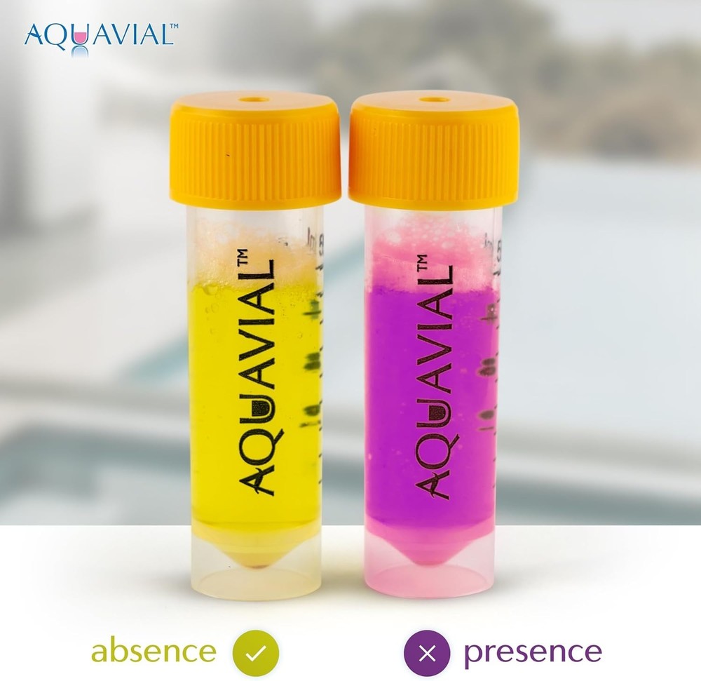 Water Testing Kit 2 Pack E. coli Coliform Bacteria Safe Drinking Pool Lake