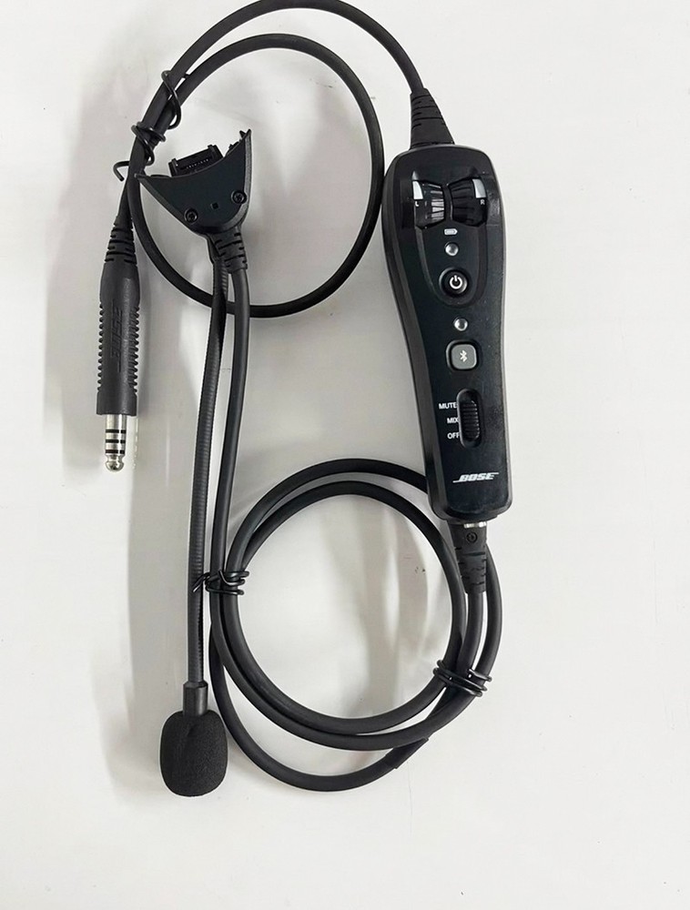Bose A20 Bluetooth Control Module Triple Cable Boom Mic U174 Straight Cord
