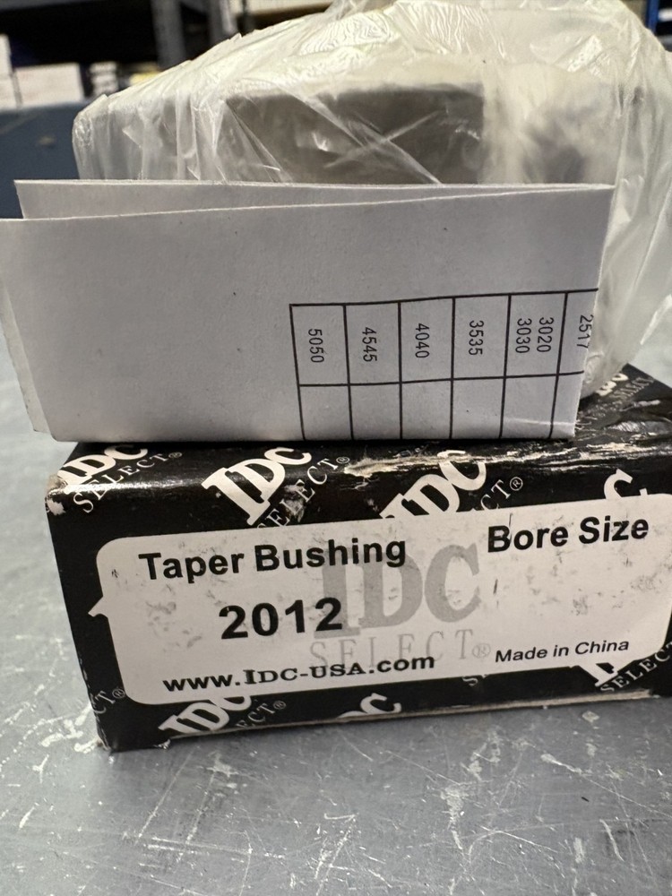 2012 1-5/8 Tapered Bushing