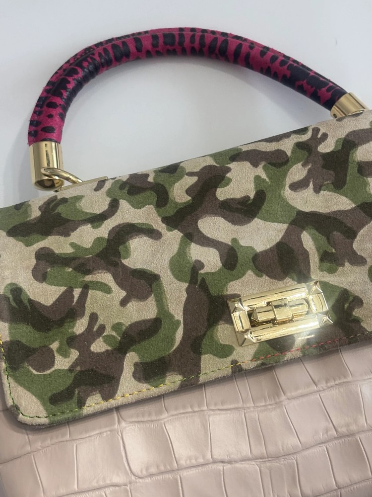 Prana 5 - Patchwork leather handbag