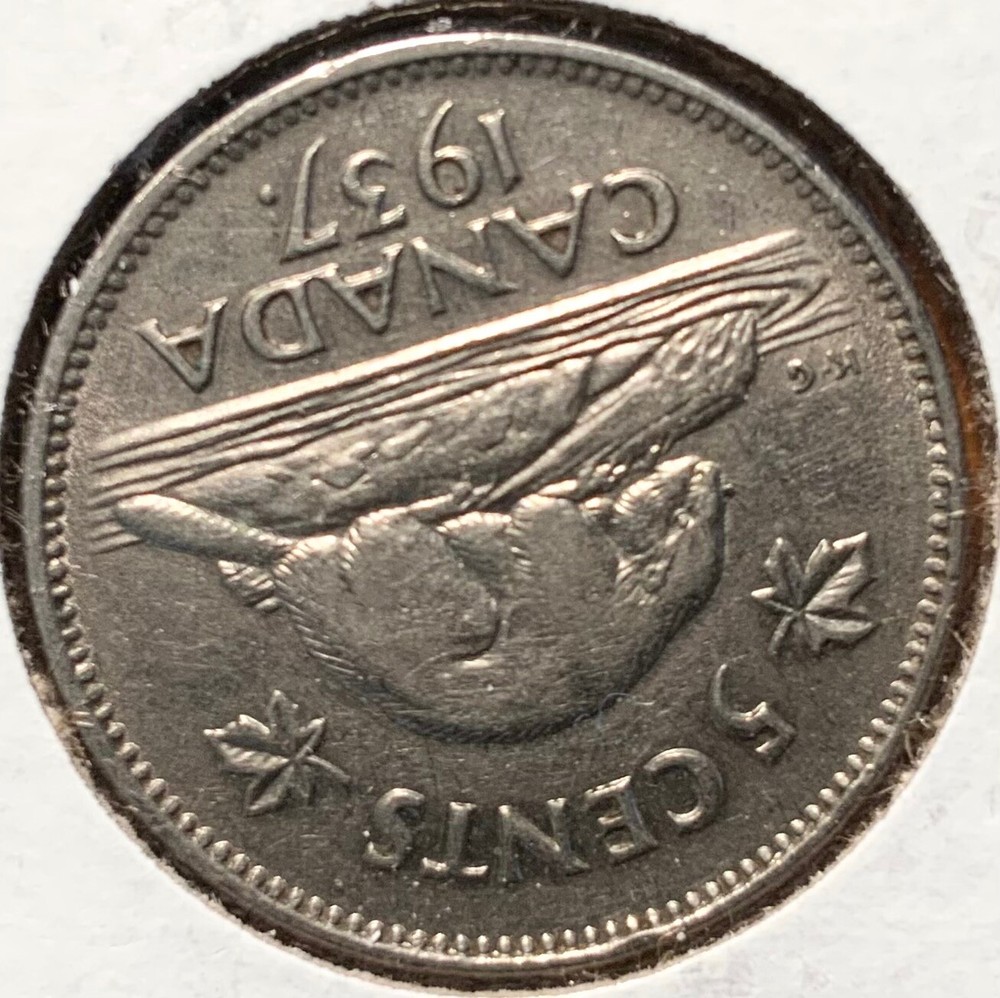 1937 Canada 5 Cents
