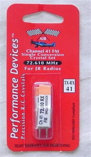 JR Single Conversion 72Mhz FM Crystal Set (Channel 41)