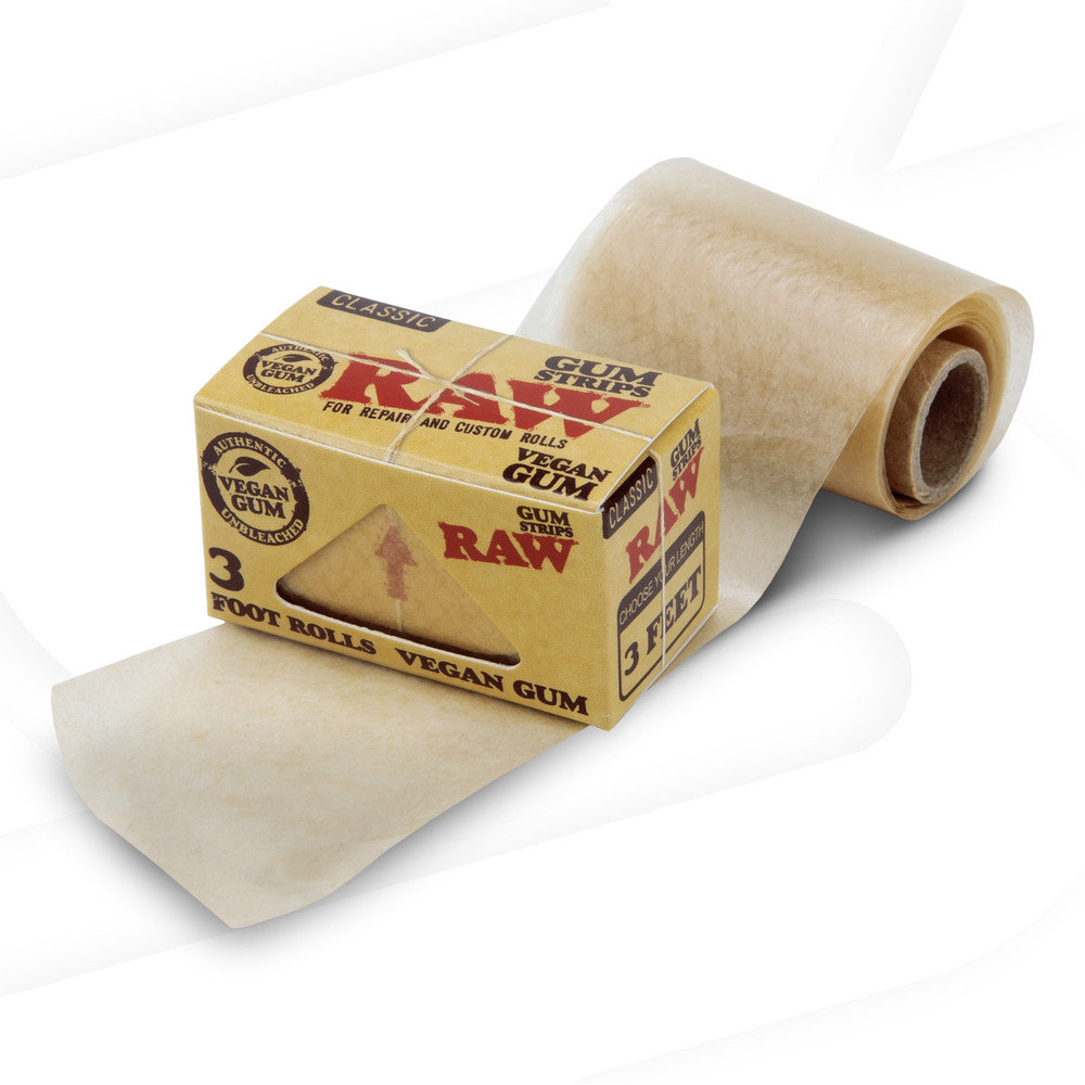 RAW Classic Gum Strips 3 ft Full Box