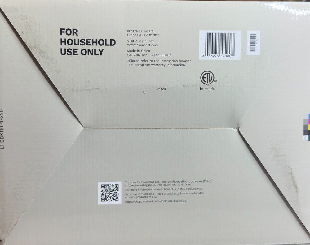 Cuisinart CBK11091 Compact Automatic Bread Maker (New in Box/Unused)