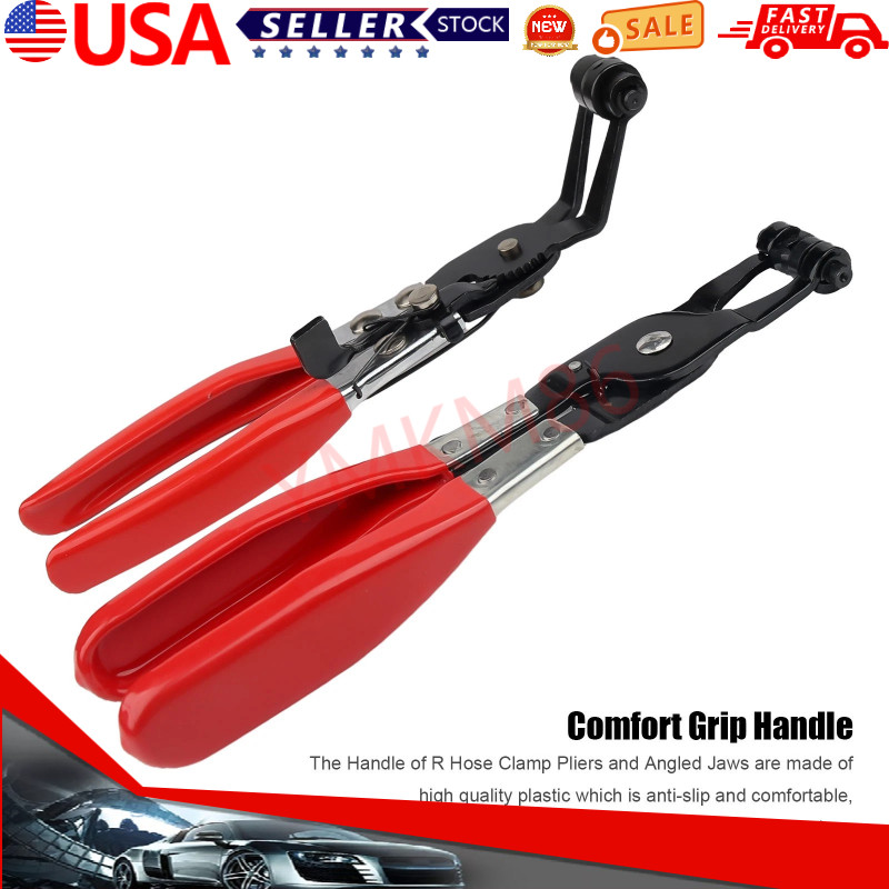 2X Hose Clamp Pliers Car Water Pipe Fuel Coolant Spring Bundle Removal Tool