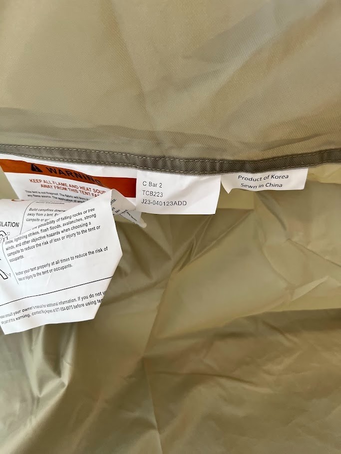 Big Agnes C Bar 2 Tent - Used