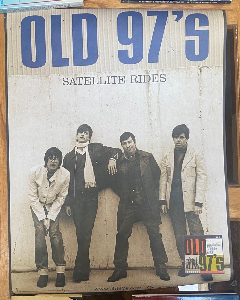 Old 97s / Satelllite Rides / 2001 Promo Poster / 24x18